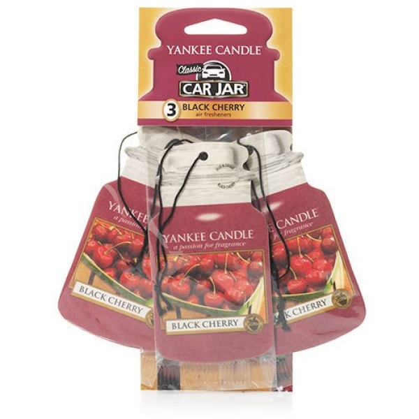 Yankee Candle Black Cherry Car Jar Bonus Pack